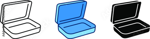 container box  icon , vector 
