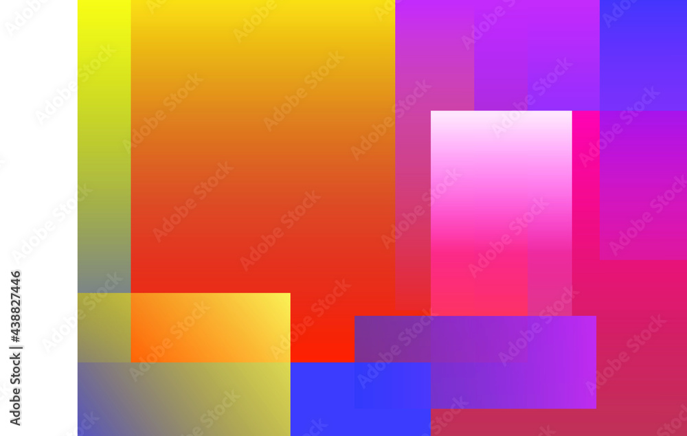 Bright gradient abstract geometric background