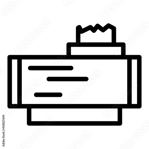 Taximeter trip icon. Outline Taximeter trip vector icon for web design isolated on white background
