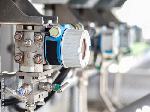 Pressure transmitter was installed in power plant.