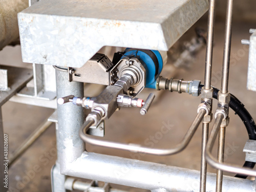 Pressure transmitter was installed in power plant.