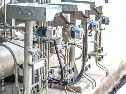 Pressure transmitter was installed in power plant.