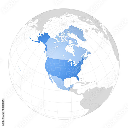 Map of North America
