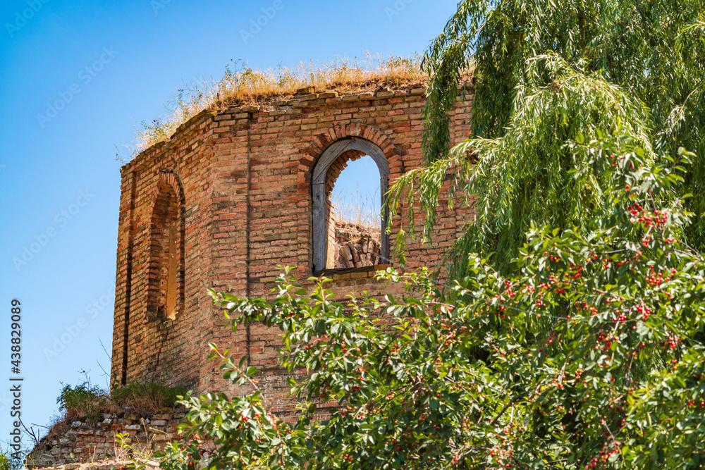 Remains of the ancient Albanian church Kilwar in the Gilavar village, built in the 17th century