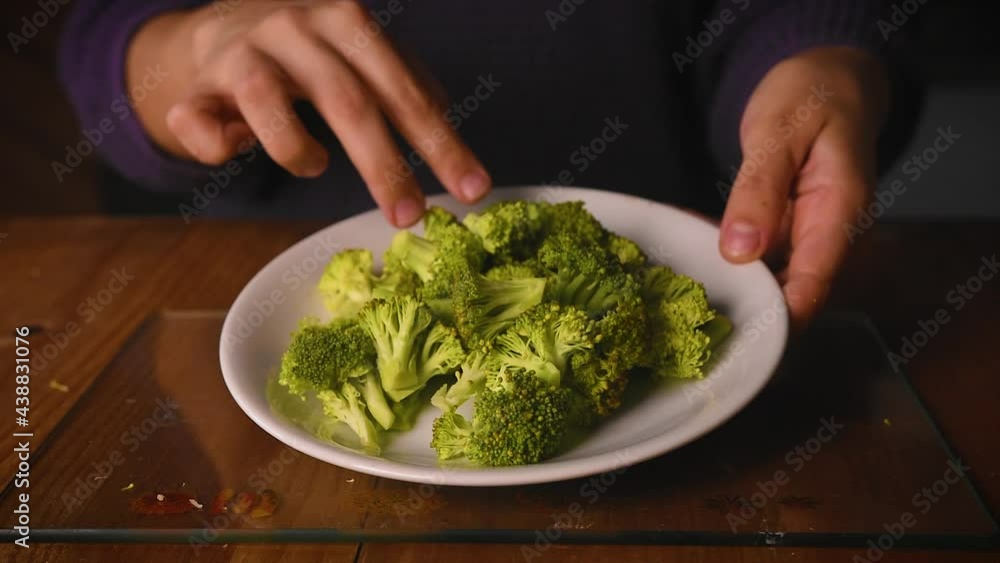 broccoli on a dish broccoli on a dish