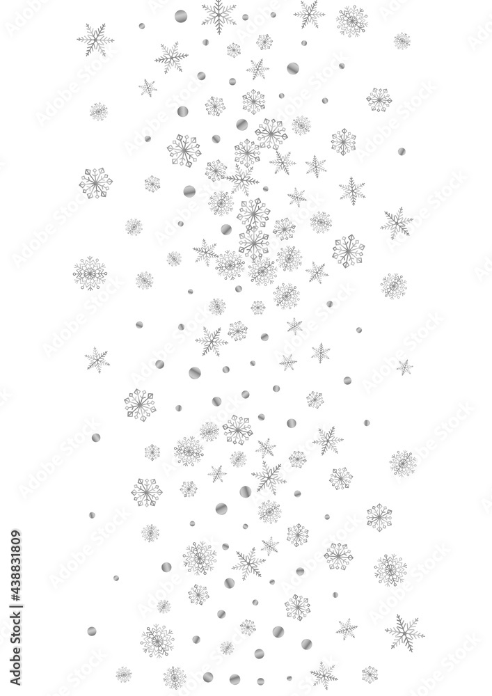 Silver Dot Background White Vector. Snow Ice Texture. Luminous Snowflake Isolated. Grey Drop Illustration. Silver Dot Background White Vector. Snow Ice Texture. Luminous Snowflake Isolated. Grey Drop Illustration.