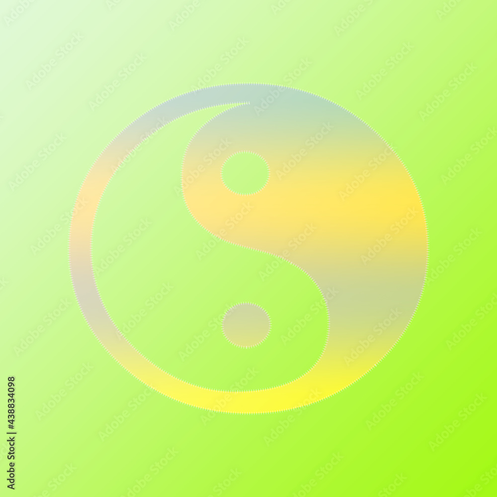 colorful yin yang symbol illustration colorful yin yang symbol illustration