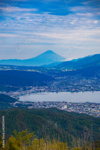 mount fuji from nagano 
 photo