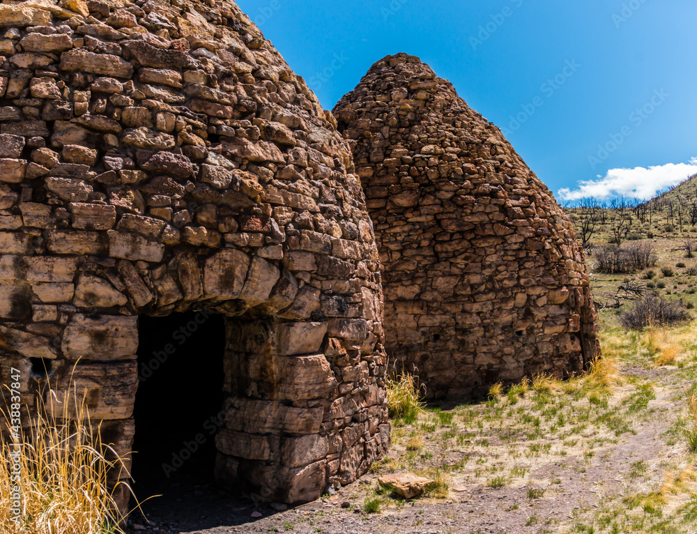Historical Panaca Summit Charcoal Kilns, Lincoln County, Nevada, USA