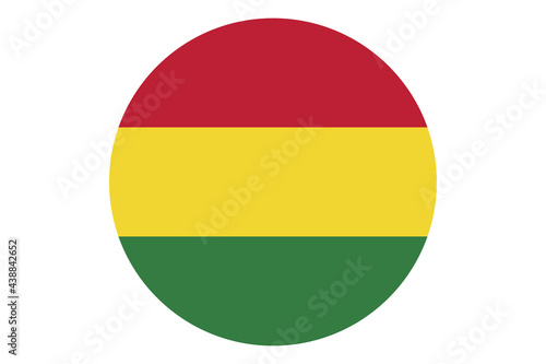 Free Download Circle flag vector of Bolivia on white background. - GFXLoad