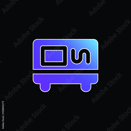 Air Conditioner blue gradient vector icon