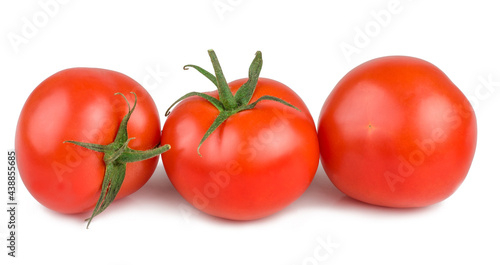 Tomatoes isolated on white