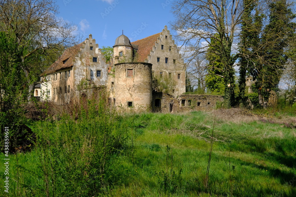 Schloss in Schwebheim, Landkreis Schweinfurt, Unterfranken, Franken, Bayern, Deutschland