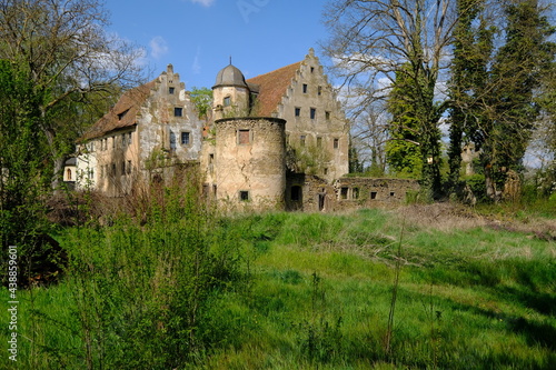 Schloss in Schwebheim, Landkreis Schweinfurt, Unterfranken, Franken, Bayern, Deutschland