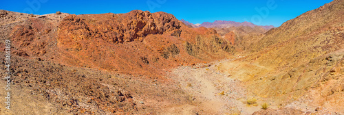 The painted mountains of Israel photo