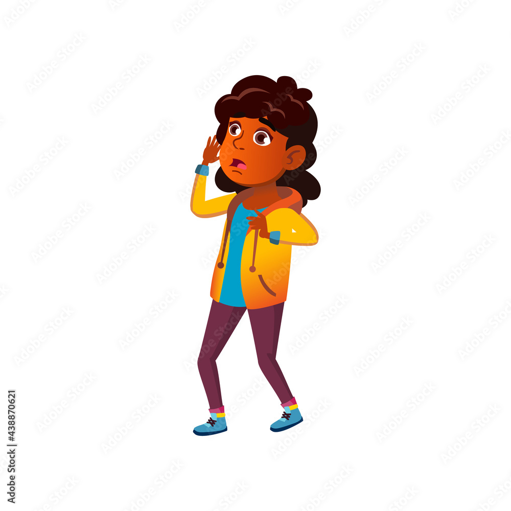 surprised african girl looking on new doll advertising banner cartoon vector. surprised african girl looking on new doll advertising banner character. isolated flat cartoon illustration surprised african girl looking on new doll advertising banner cartoon vector. surprised african girl looking on new doll advertising banner character. isolated flat cartoon illustration