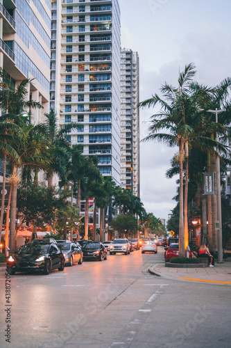 city cityscape Strett cars traffic midtown Miami Florida usa palms sunset tropical lifestyle  © Alberto GV PHOTOGRAP