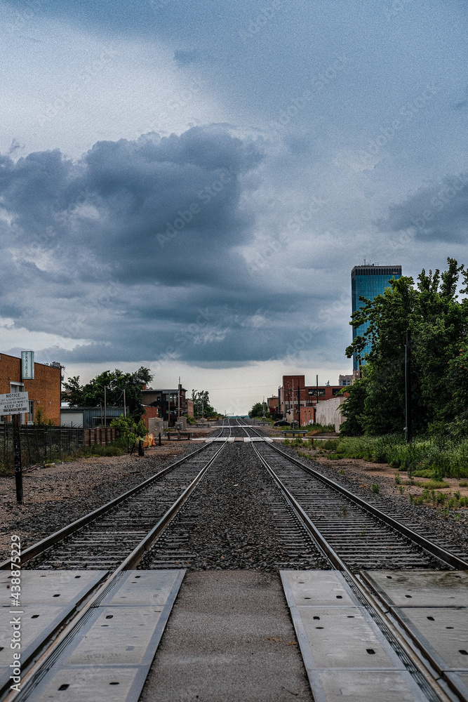 Fototapeta premium Oklahoma City Train tracks 3