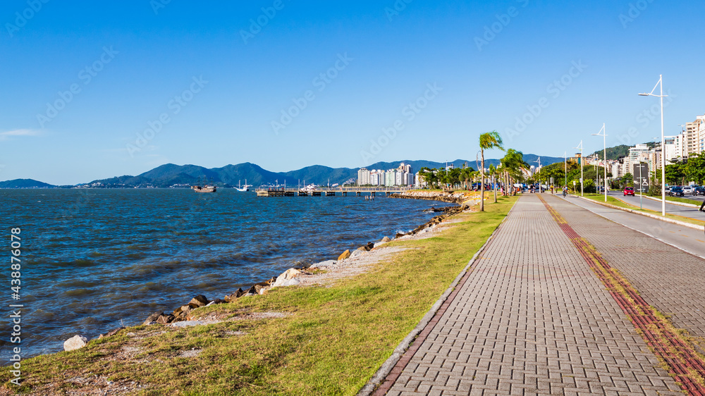 view of lake from the sea of Florianópolis Island , Santa Catarina, Brazil, florianopolis