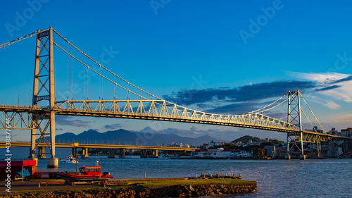 Brasil, bridge of Florianópolis Island , Santa Catarina, Brazil, florianopolis