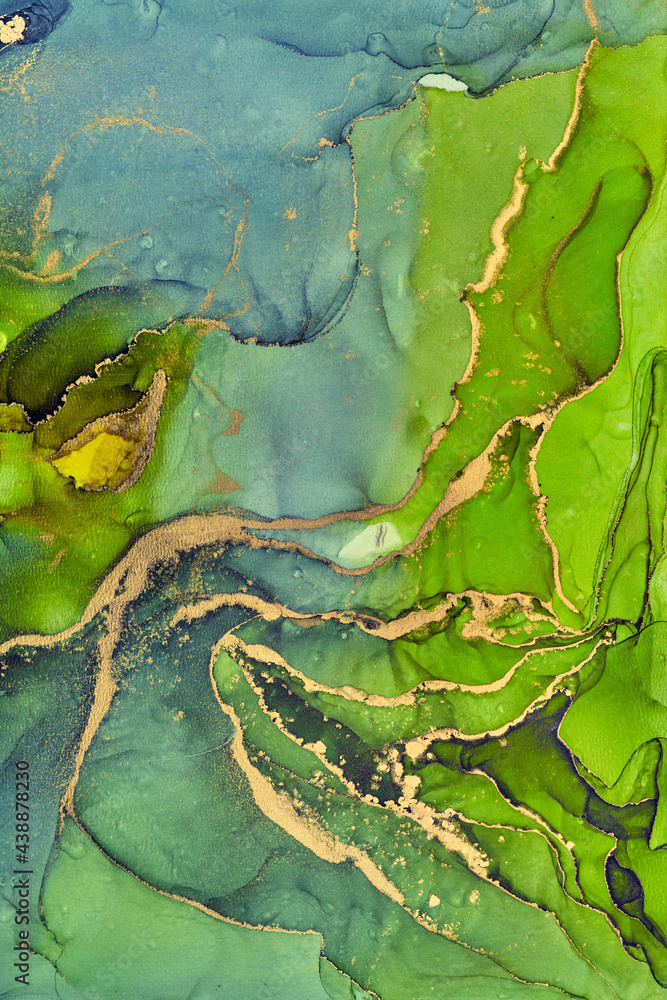 Obraz premium Alcohol ink art.Mixing liquid paints. Modern, abstract colorful background, wallpaper. Marble texture.Translucent colors