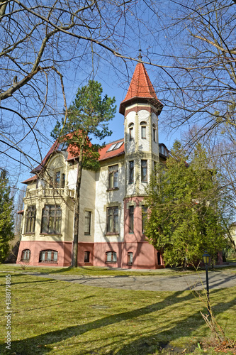 Villa Michaelis (1905) on a  spring day. Kaliningrad photo