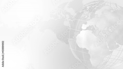 モノトーンのデジタルネットワークイメージ白背景