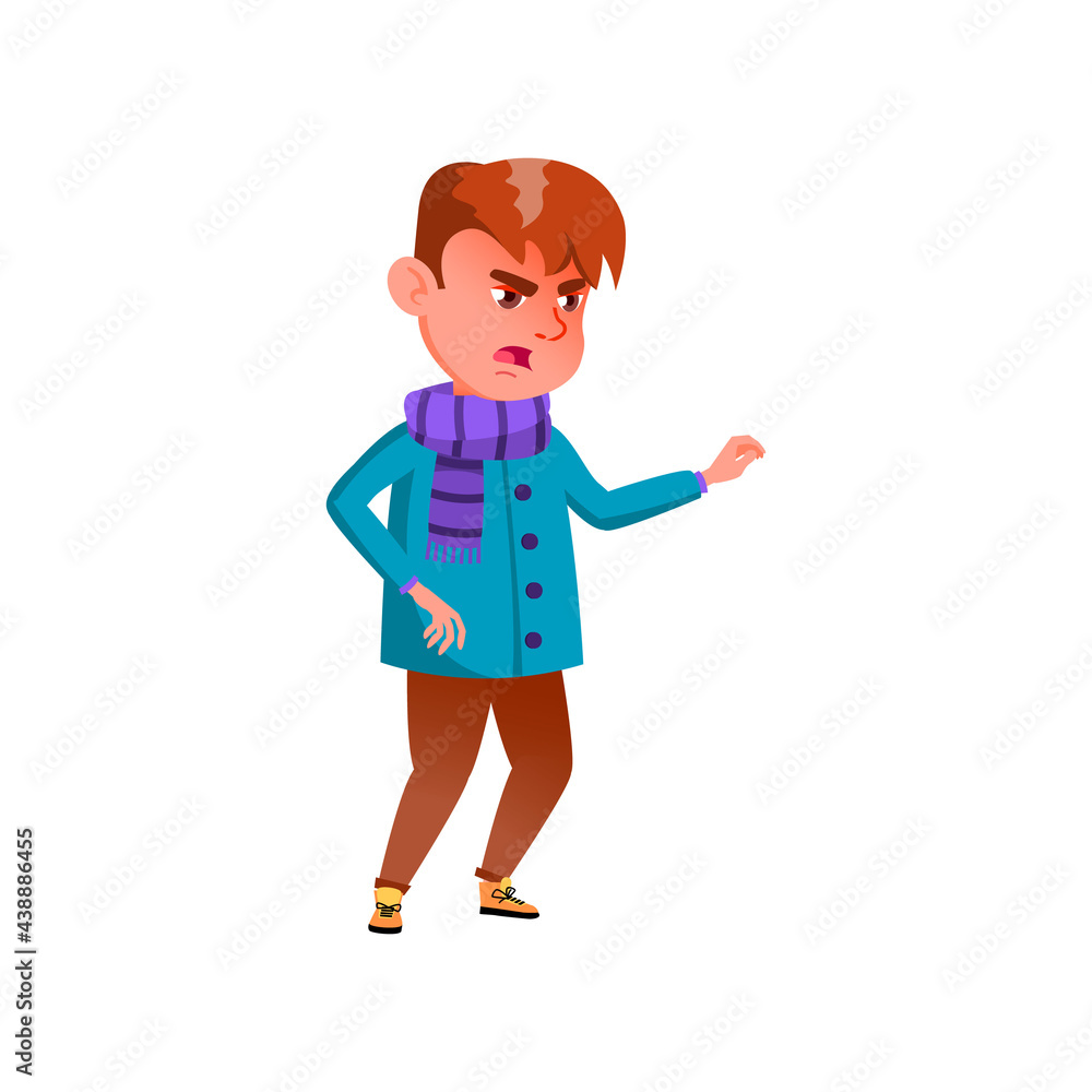 angry boy screaming at friend in snowy nature cartoon vector. angry boy screaming at friend in snowy nature character. isolated flat cartoon illustration angry boy screaming at friend in snowy nature cartoon vector. angry boy screaming at friend in snowy nature character. isolated flat cartoon illustration