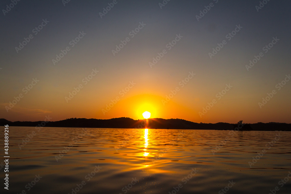 Sunset at Islas Secas, Panama