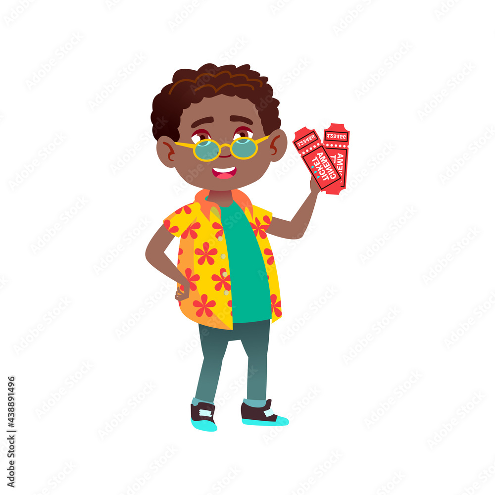 african boy holding tickets and inviting friend to cinema cartoon vector. african boy holding tickets and inviting friend to cinema character. isolated flat cartoon illustration african boy holding tickets and inviting friend to cinema cartoon vector. african boy holding tickets and inviting friend to cinema character. isolated flat cartoon illustration