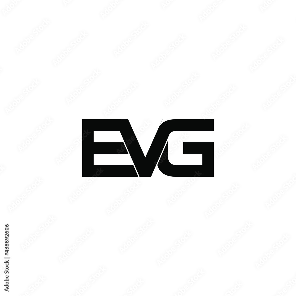 evg letter original monogram logo design evg letter original monogram logo design
