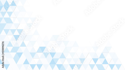 Simple background image of blue triangle
