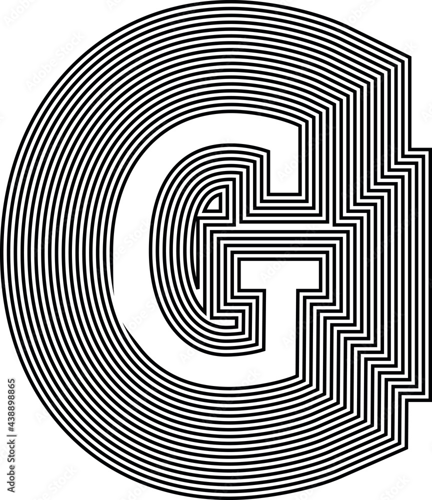 Letter G Line Logo Icon Design Letter G Line Logo Icon Design