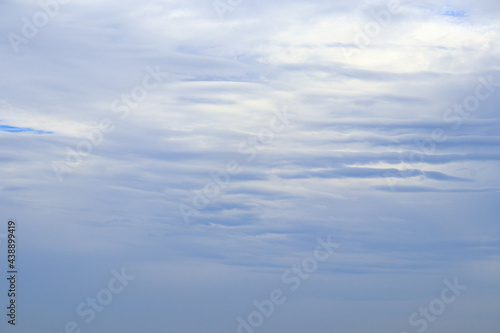 背景のような雲の浮かぶ空