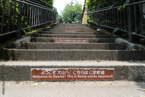 神奈川県の丹沢の大山の登山
