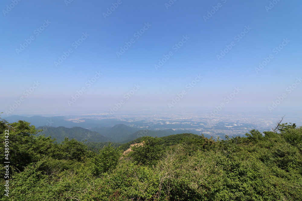神奈川県の丹沢の大山の登山