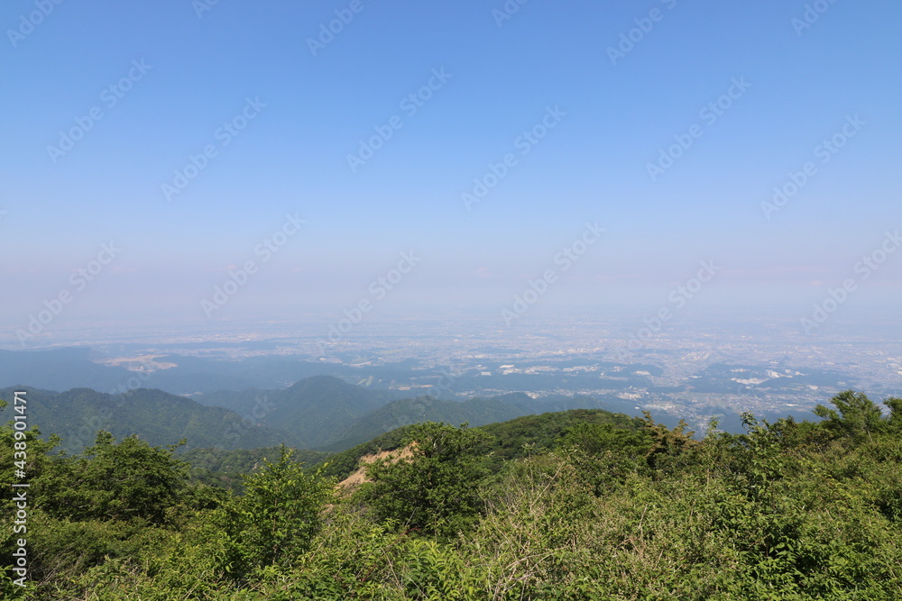 神奈川県の丹沢の大山の登山