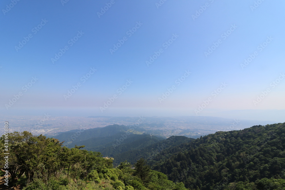 神奈川県の丹沢の大山の登山