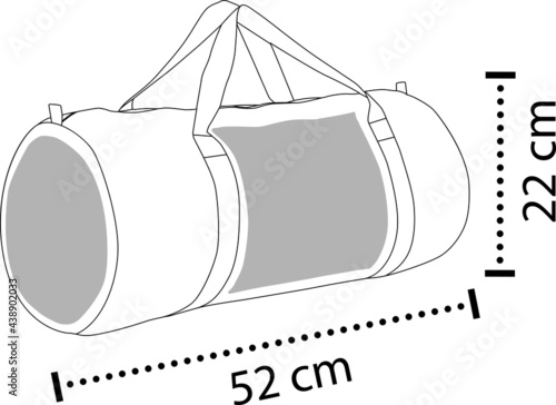 Carrying Handles Travel Bag Vectors 