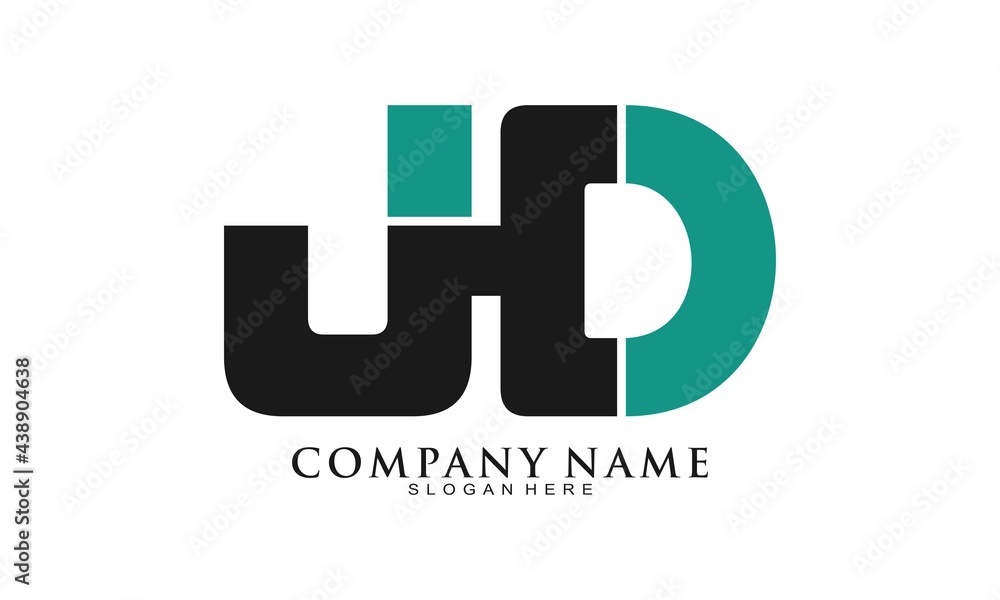 Letter JD vector logo Letter JD vector logo