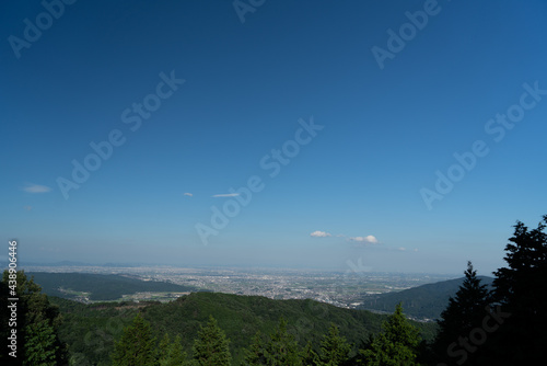 池田山より名古屋を望む