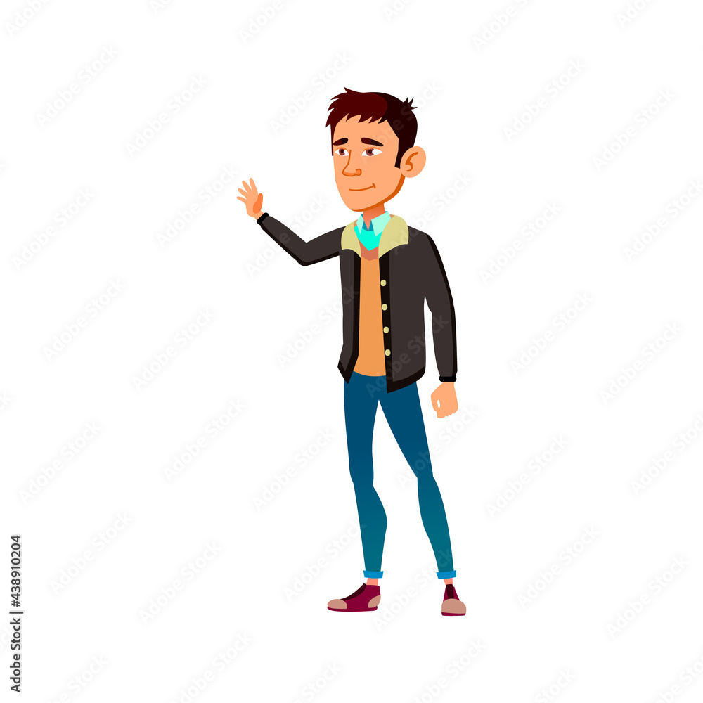 young boy student welcoming friend in college cartoon vector. young boy student welcoming friend in college character. isolated flat cartoon illustration young boy student welcoming friend in college cartoon vector. young boy student welcoming friend in college character. isolated flat cartoon illustration