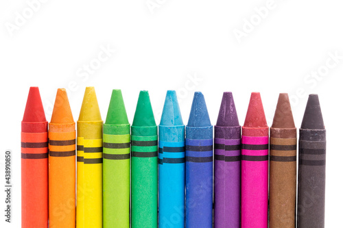 Canvastavla crayon isolated on white background