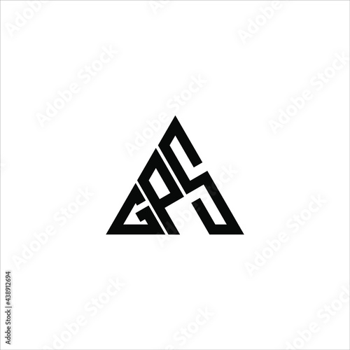 G P S letter logo abstract creative design. G P S unique design