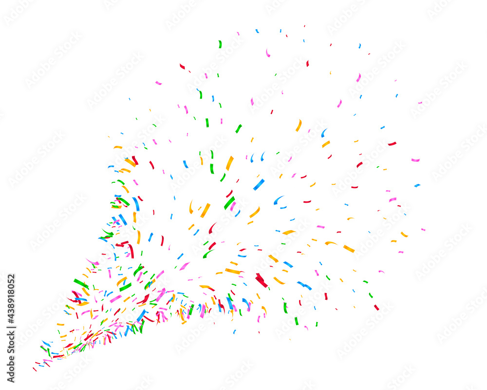 colorful confetti explosion background design
