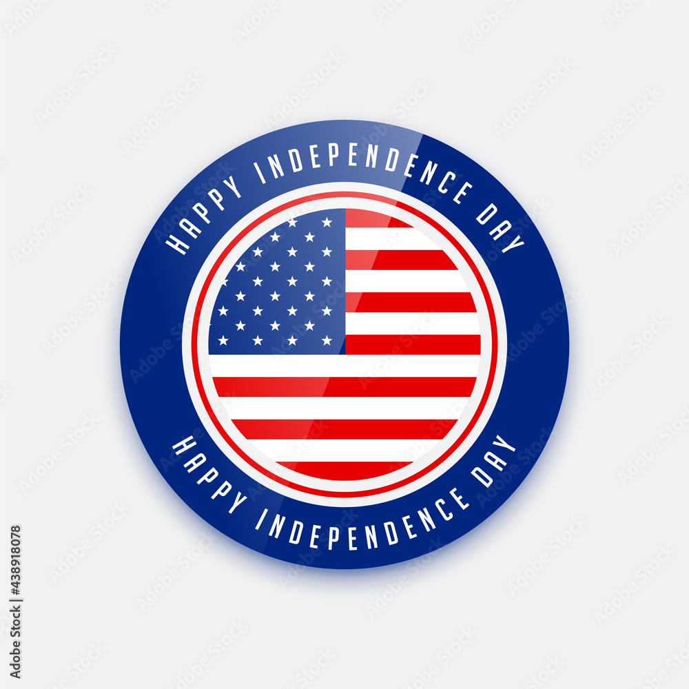 4th of july independence day badge design 4th of july independence day badge design
