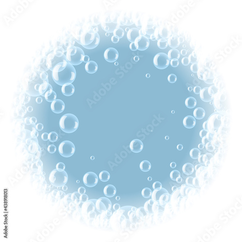 soap or water bubbles foam background