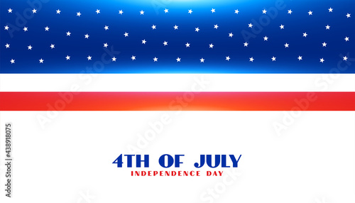 4th of july american independence day flag banner