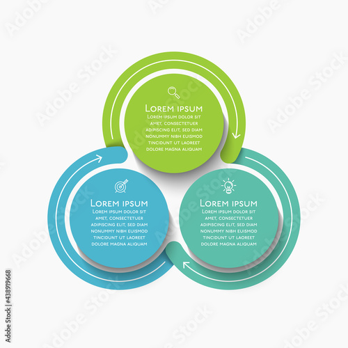 Business circle. timeline infographic icons designed for abstract background template milestone element modern diagram process technology digital marketing data presentation chart Vector