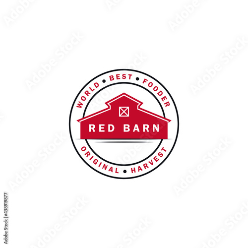 Farmhouse,warehouse / barn vintage logo design. Countryside logo.